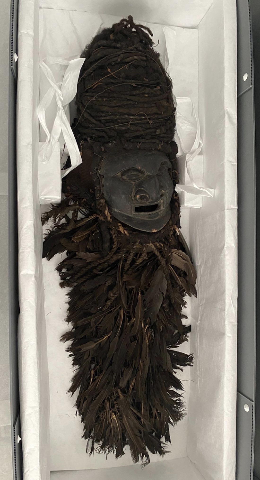 Image d’un masque kanak en bois